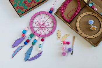 Personalised Make Your Own Dreamcatcher Craft Kit, 2 of 11