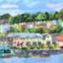 Bristol Harbour Illustration Art Print, thumbnail 2 of 3