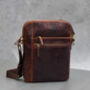 Men's Leather iPad Cossbody Flight Bag, thumbnail 1 of 10