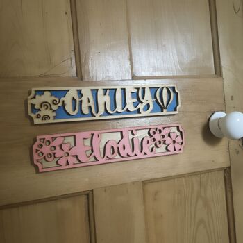 Personalised Name Plaque, 6 of 7