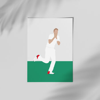Stuart Broad England Cricket Poster, 3 of 4