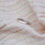 Personalised Silver Eternity Stacking Ring, thumbnail 7 of 10