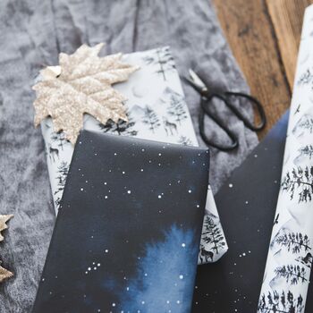 Watercolour Celestial And Mystical Wrapping Paper Set, 2 of 5