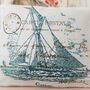 Nautical Boat Illustration Gift Pillow, thumbnail 4 of 5