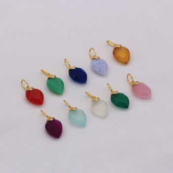 18ct Gold Plated Precious Birthstone Necklace, 3 of 6