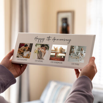Personalised Photo Plaque 5th Anniversary Gift, 3 of 4