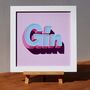 ‘Gin’ Hand Painted Framed Novelty Sign, thumbnail 2 of 4