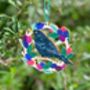 Blackbirds And Blackberries Christmas Decoration, thumbnail 2 of 4