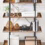 Five Tier Bookcase With Spacious Storage Shelves, thumbnail 7 of 9