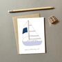 Generic Boat Father's Day Card, thumbnail 2 of 2