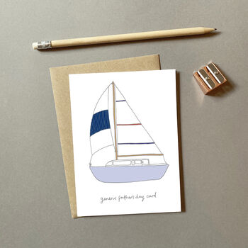 Generic Boat Father's Day Card, 2 of 2
