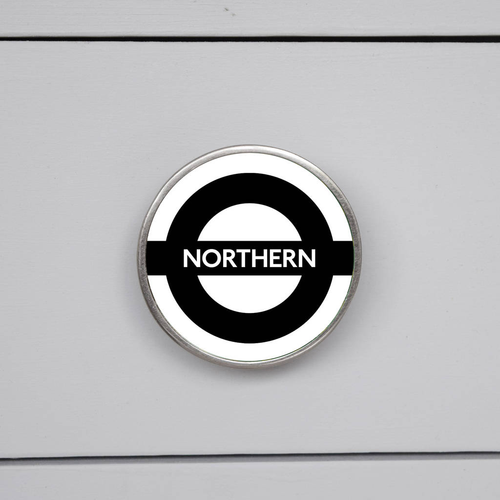 London Underground Tube Line Cupboard Knobs By Pushka Home