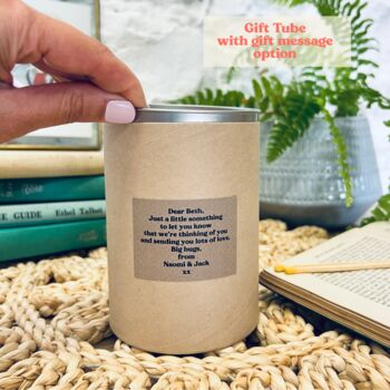 Personalised Floral Message Handmade Soy Candle Gift, 6 of 8