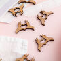 Wooden Heart Hands Table Confetti Decorations, thumbnail 1 of 2