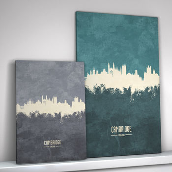 Cambridge Skyline Print And Box Canvas, 2 of 6