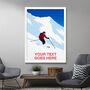 Personalised Ski Powder Poster, thumbnail 3 of 7