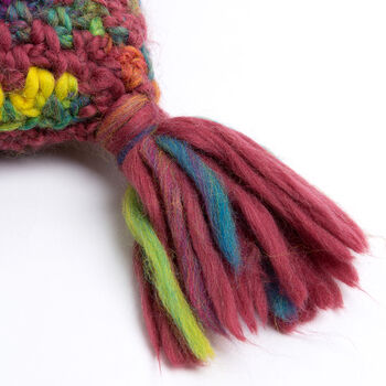 Ellie Rainbow Cushion Easy Crochet Kit, 3 of 5