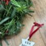 Personalised Clay Star Tree Decoration, thumbnail 2 of 3
