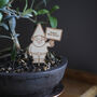 Personalised Plant Pot Gnome Plant Marker Stake, thumbnail 1 of 2