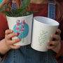 Birth Flower Personalised Plant Pot Birthday Gift, thumbnail 3 of 8