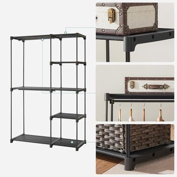 Portable Freestanding Wardrobe Closet Organize, 6 of 10