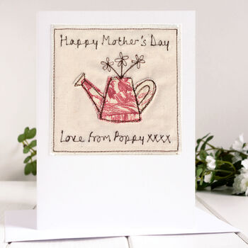 Personalised Watering Can Birthday Or Retirement Card For Her, 12 of 12