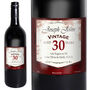 Personalised Vintage Age Red Wine Gift, thumbnail 2 of 5