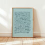 Rappers Delight, Sugarhill Gang Song Lyrics Wall Art, thumbnail 2 of 10