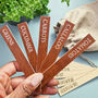 Personalised Set Of Vegetable Garden Markers, thumbnail 1 of 6