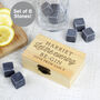 Personalised Let The Evening Be Gin Cooling Stones Gift, thumbnail 1 of 4