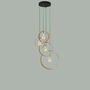 Customisable Four Pendant Wooden Cluster Light, thumbnail 5 of 9
