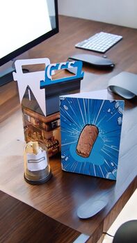 Pocket Sized Pet Sausage Roll, Miniature Dome And Card, 9 of 11