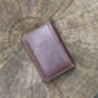 Woodland Range Small Bifold Brown Leather Wallet Rfid Safe, thumbnail 5 of 6