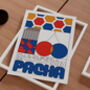 Pacha Ibiza Club Print | Poster | Wall Art | Geometric | Dj | Clubbing | Patterned | Bauhaus | Print | House Music, thumbnail 6 of 8
