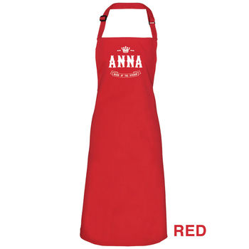 Personalised 'Queen Of The Kitchen/Garden' Apron, 10 of 12