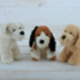 Three Puppy Dog Soft Toys, Perfect For Dog Lovers, thumbnail 4 of 7