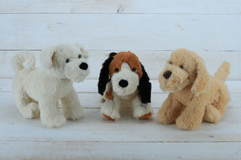 Three Puppy Dog Soft Toys, Perfect For Dog Lovers, 4 of 7