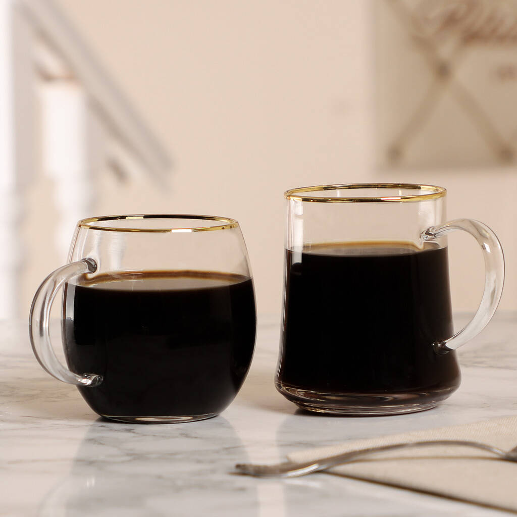 set of 4 large coffee mugs