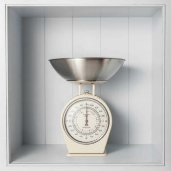 Cream French Kitchen Scales, 2 of 2