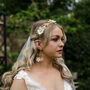 Handbeaded Statement Floral Bridal Hairband, thumbnail 9 of 12