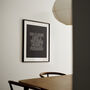 Do I Look Like A Fucking People Person? Wall Print | Cream Outline And Black, thumbnail 1 of 4