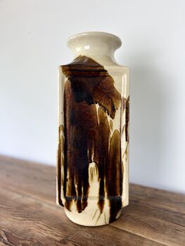 Tall Vintage Japanese Studio Pottery Vase, 9 of 10