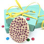 Small Chocolate Easter Egg Flegg With Football Pattern, thumbnail 6 of 11