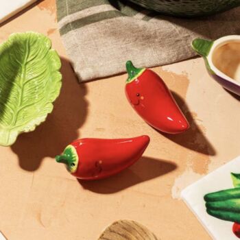 Red Chilli Salt And Pepper Set, 3 of 3