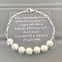 70th Birthday Sparkly Sterling Silver Bracelet, thumbnail 1 of 3