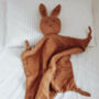Bunny Muslin Baby Comforter, thumbnail 3 of 6