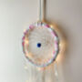 Pink Pastel Dream Catcher For Girls Room Wall Handing, thumbnail 4 of 6
