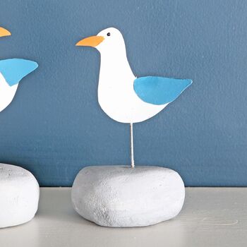 Sam And Susan Seagulls On Pebble Decorations, 2 of 3