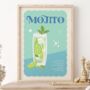 Mojito Cocktail Print, thumbnail 1 of 4