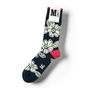 Batik Floral Fine Sock, thumbnail 1 of 3